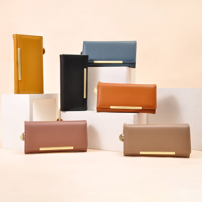 Women's Large Bifold Wallet, Many Compartment - Image 7