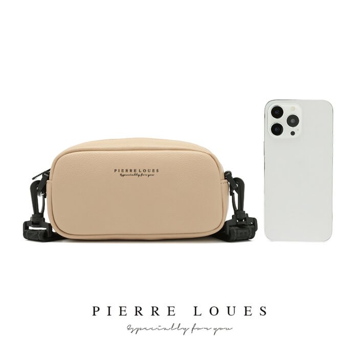 Women's Minimalist Shoulder Bag - PIERRE LOUES - Image 3