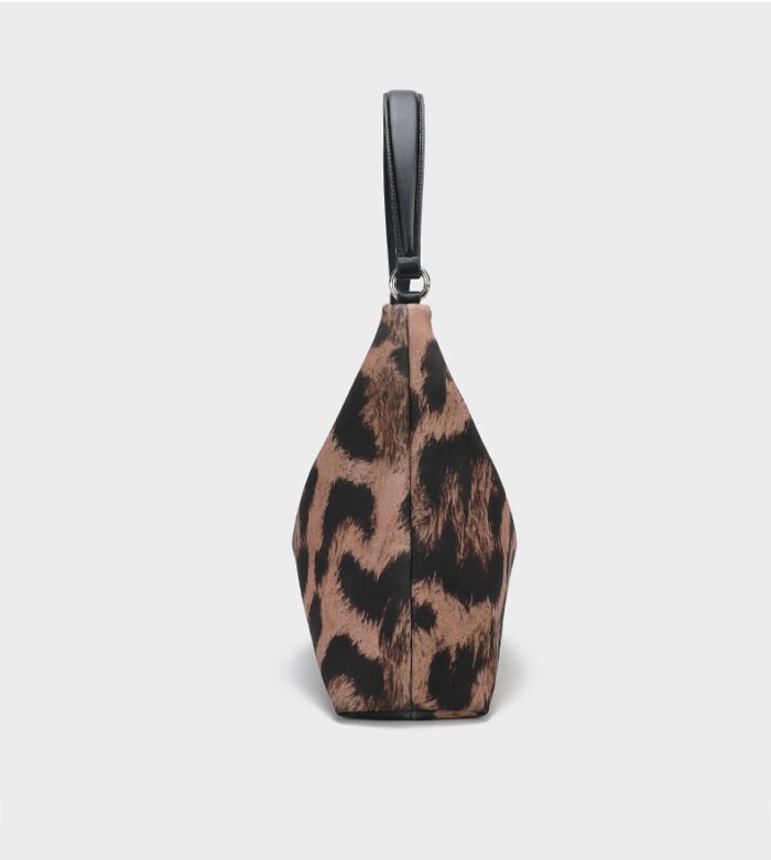Trendy Leopard Print PU Leather Hobo Bag – Crossbody & Shoulder Handbag for Women - Image 6