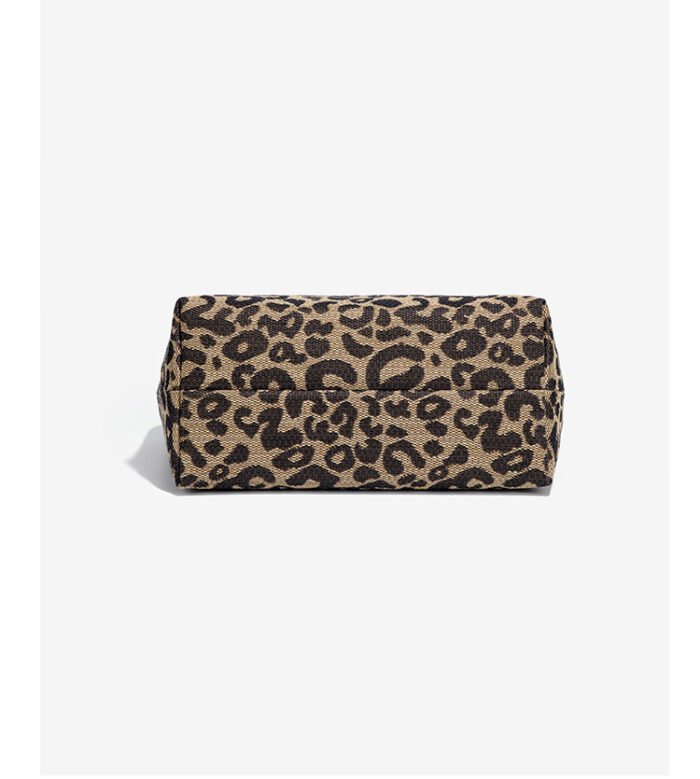 Leopard Print Shoulder Tote Bag with Inner Pouch – Adjustable Strap Hobo Purse for Women - Image 8