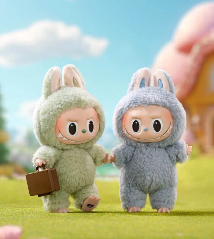 LABUBU Fluffy Bunny Monster Plush Toys - Cute Collectible Figurines for Kids & Adults - Image 2